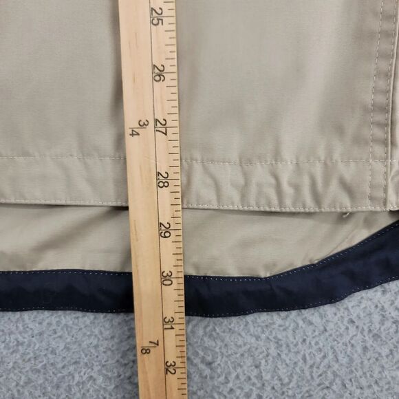 Chaps Ralph Lauren Jacket Mens XL Tan Packable Hood Vintage 90s Classic Logo - Picture 16 of 16